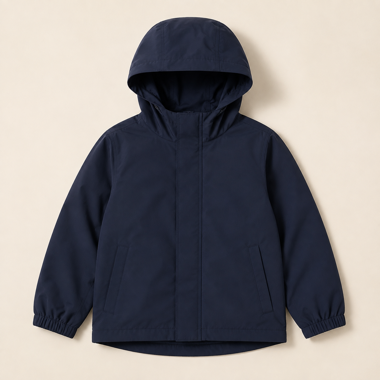 Herno Navy Lightweight Hooded Jacket