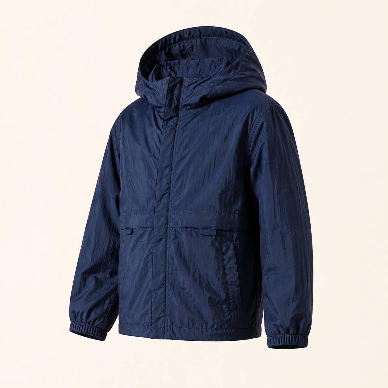 Prada Navy Technical Hooded Windbreaker