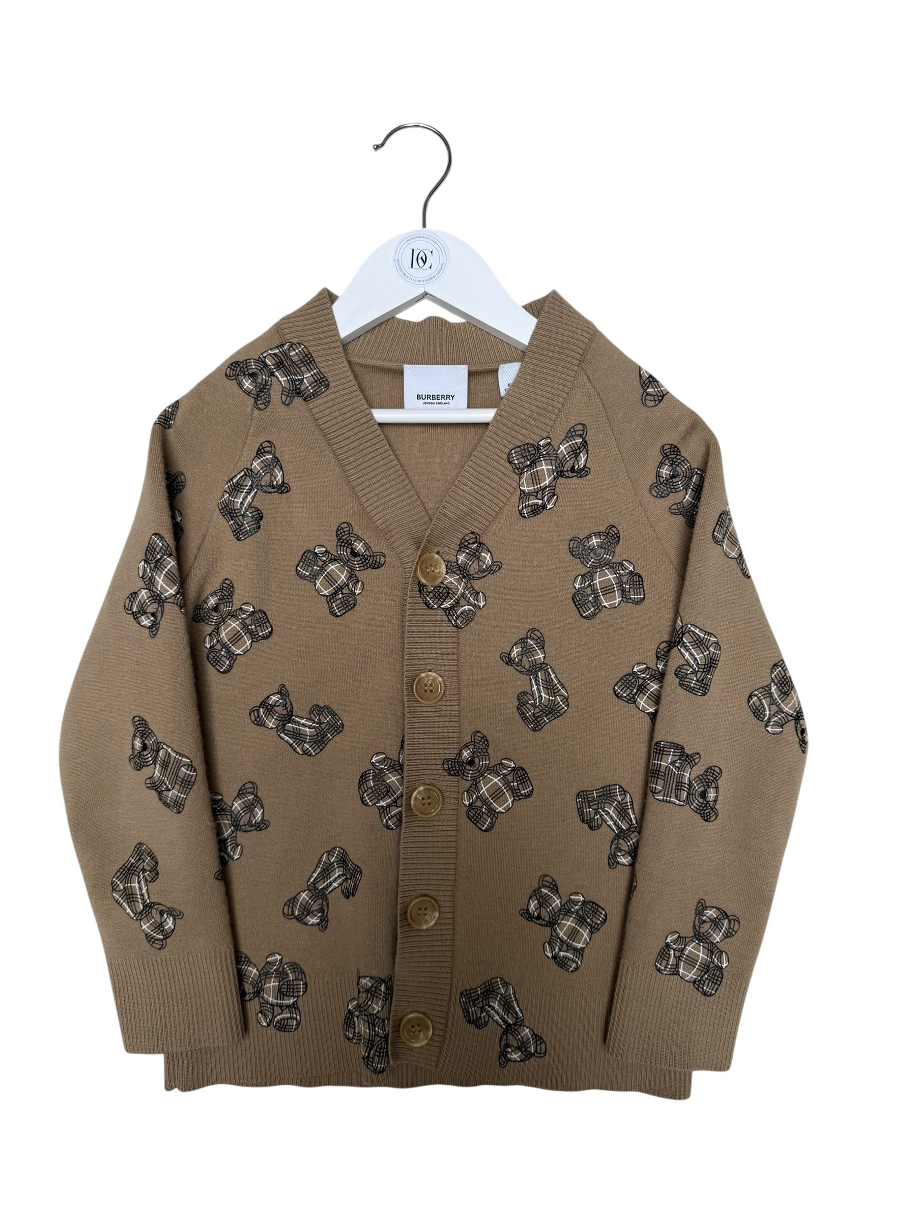 Burberry Kids' Teddy Cardigan - Unisex, Age 8