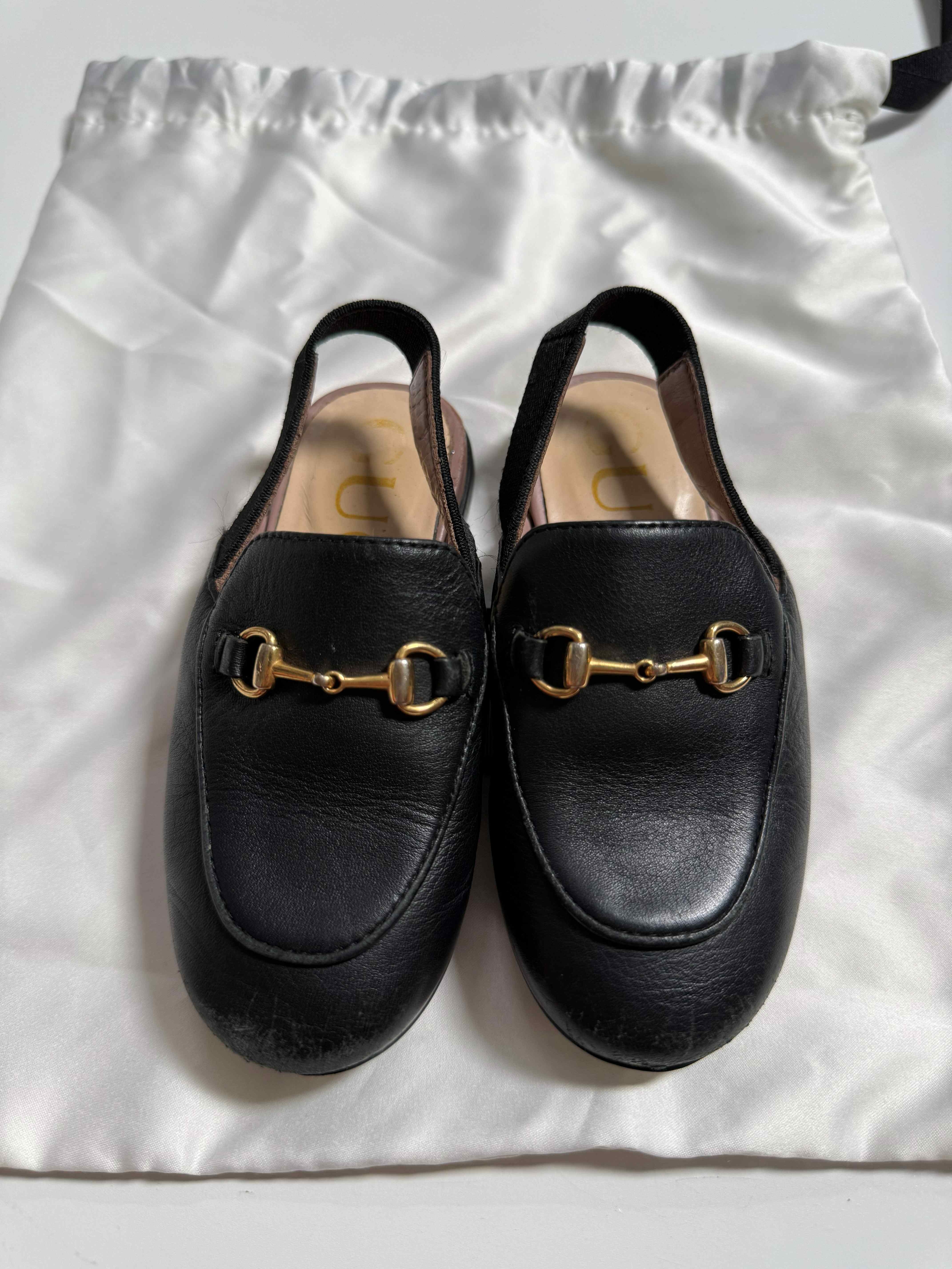 Gucci Black Leather toddler Loafers Black Shoes type loafers Gucci Kids - Vitkac Nicaragua main image 2