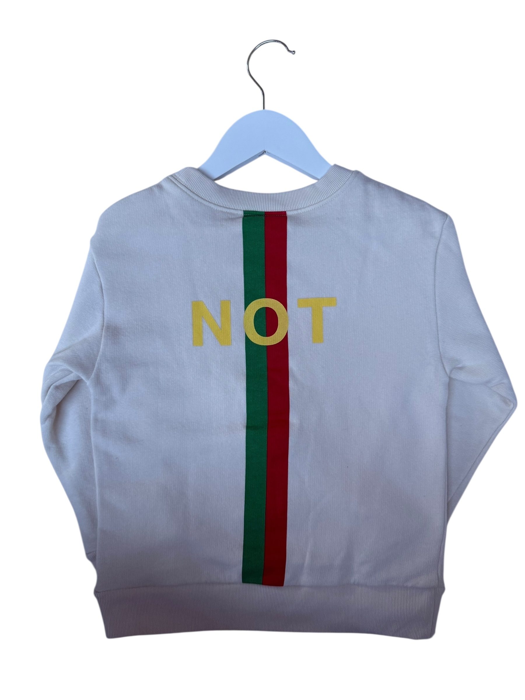 GUCCI FAKE/NOT Jumper Age 5 - Unisex Cotton Comfort