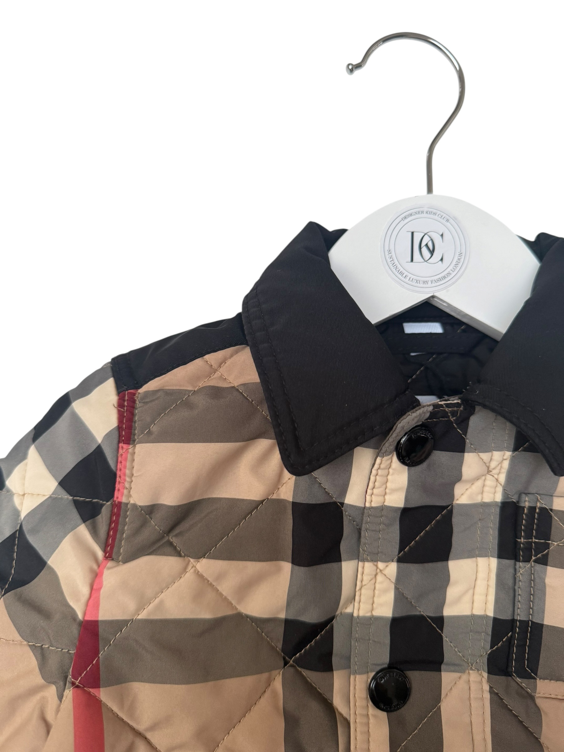 Burberry Vintage Check Quilted Jacket 12M - Iconic Style