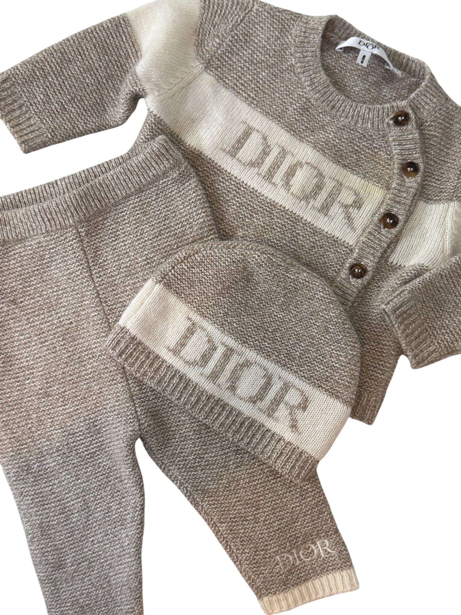 Dior Baby Wool & Cashmere Knit Set - Luxurious Comfort
